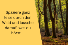 Inspiration für Gedichte durch Sinneseindrücke - 1